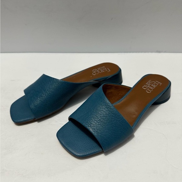 Franco Sarto Women's Leslie Sandals blue Leather Size 7.5m - Picture 5 of 8
